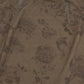 Brown vintage floral mesh maxi skirt