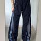 Striped Vintage Retro Sporty Baggy Sweatpants