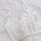 Vintage bustier corset with lace detailing
