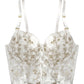 Vintage bustier corset with lace detailing