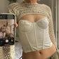Long Sleeve Crochet Bolero Crochet Top