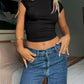 Vintage Reversible Backless Crop Top