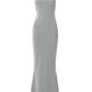 Classic Solid Color Slim Maxi Slip Dress