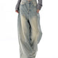 90s baggy boyfriend jeans with faded effect 